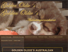 Tablet Screenshot of goldenoldieskennel.com